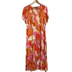 Mister Zimi Summer Cecile Maxi Dress in Tahiti Print Size 16